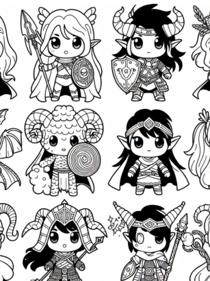 Koleksi Gambar Mewarnai Karakter Mobile Legends Terbaru untuk Anak-anak