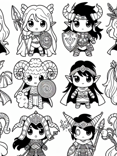 Koleksi Gambar Mewarnai Karakter Mobile Legends Terbaru untuk Anak-anak