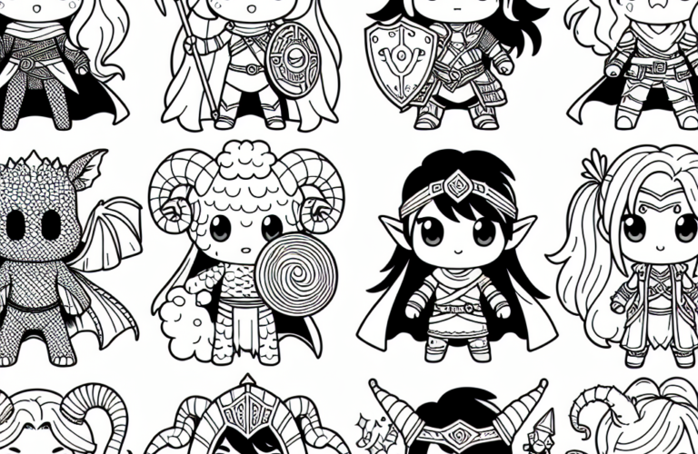 Koleksi Gambar Mewarnai Karakter Mobile Legends Terbaru untuk Anak-anak