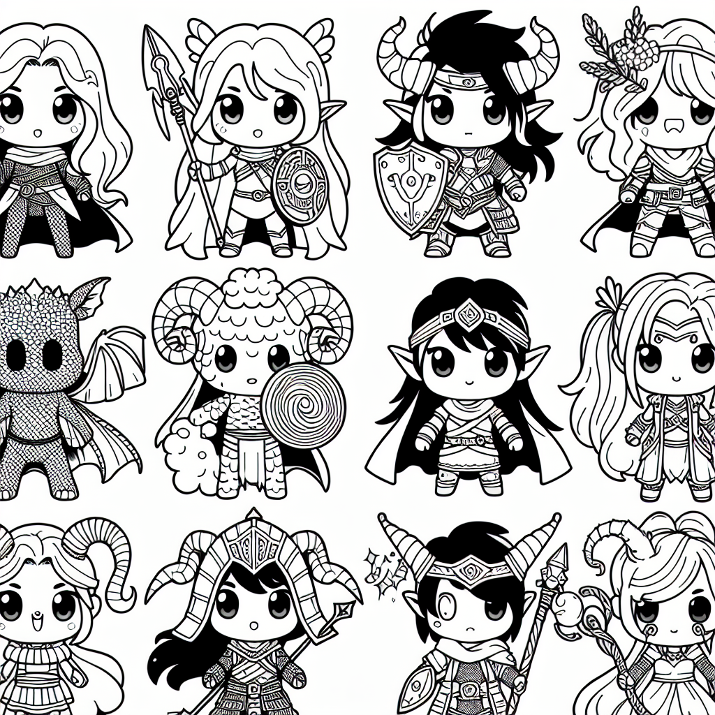 Koleksi Gambar Mewarnai Karakter Mobile Legends Terbaru untuk Anak-anak