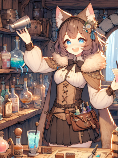 Discovering the Charms of Diona: Genshin Impact's Adorable Bartender Catgirl