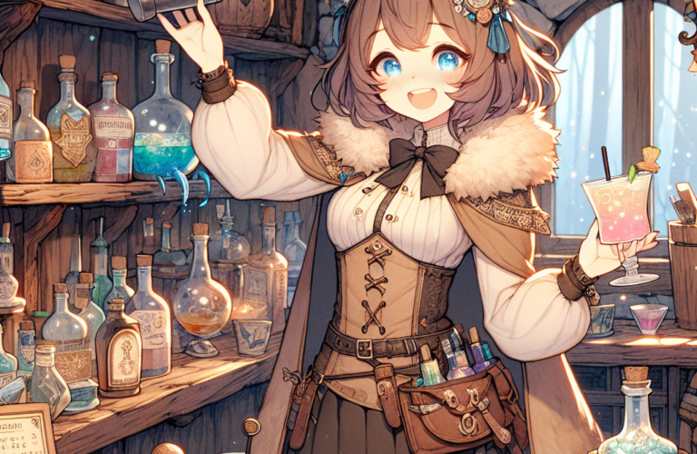 Discovering the Charms of Diona: Genshin Impact's Adorable Bartender Catgirl